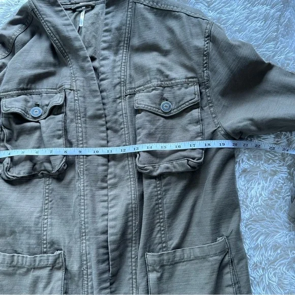 Free People In Our Nature Cargo Jacket Size Small - Picture 12 of 13